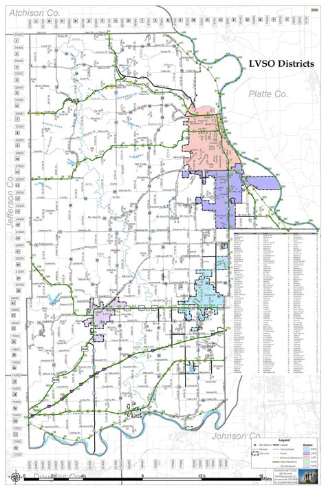 Leavenworth County Kansas Map - Danila Elbertina