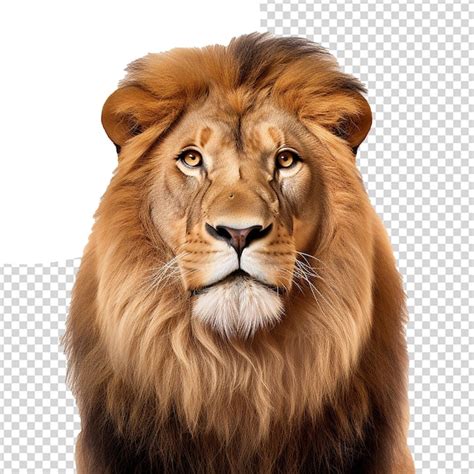 Premium PSD Lion Isolated On Transparent Background