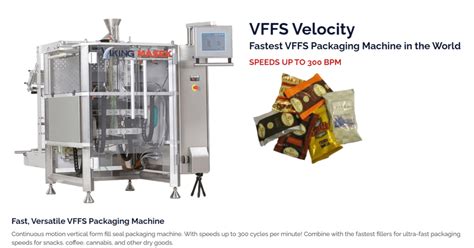 Vffs Get Quick Tool Free Changeover And Durable Construction