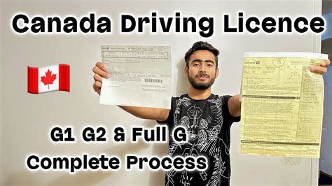 Complete Process Of DRIVING LICENSE In CANADA G1 G2 Full G License