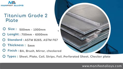 Titanium Grade 2 Plate Uns R50400 Sheet Specification