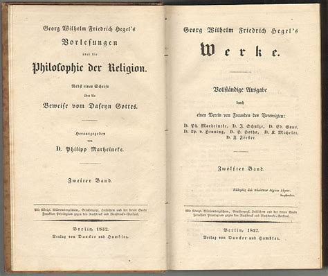 Vorlesungen über Philosophie der Religion Nebst einer Schrift über