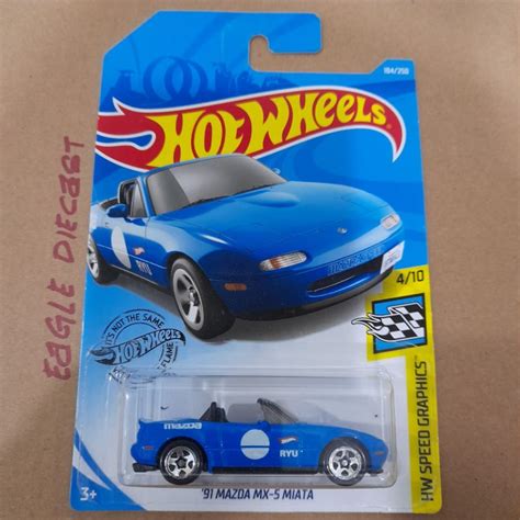 Hot Wheels Mazda MX 5 Miata HotWheels Shopee Malaysia