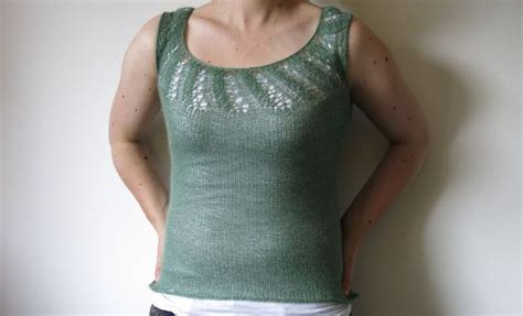 Summer Lace Tank Knitting Pattern By Littletheorem Knitting Blogs Summer Lace Summer Knitting