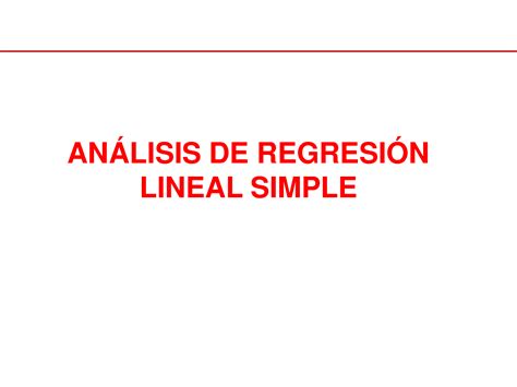 Solution An Lisis De Regresi N Lineal Simple I Studypool