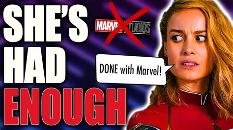 Brie Larson Is Sick And Tired Of Marvel Youtube