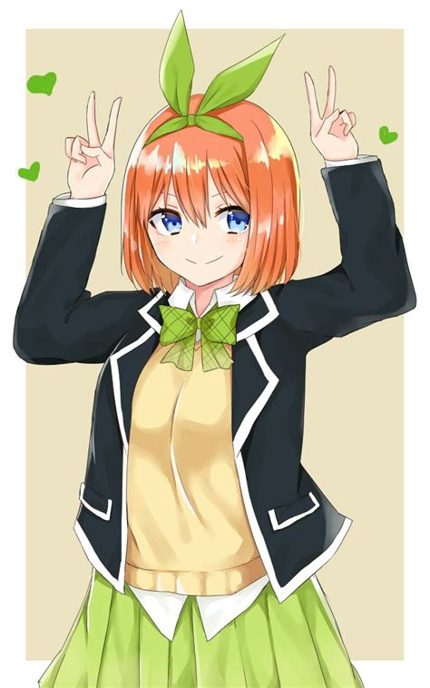 Beautiful Illustration Of Nakano Yotsuba From Go Toubun No Hanayome