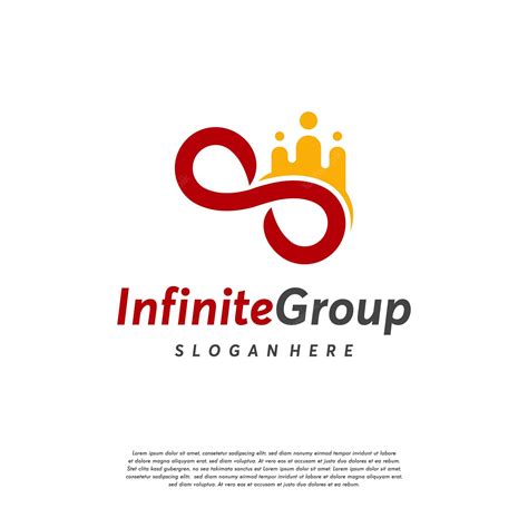 Premium Vector Infinity Group People Logo Designs Concept Vector