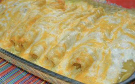 Sour Cream Chicken Enchiladas Recipe Grandmas Things