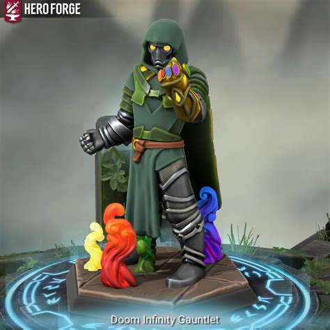 Doctor Doom Wielding The Infinity Gauntlet R Heroforgeminis