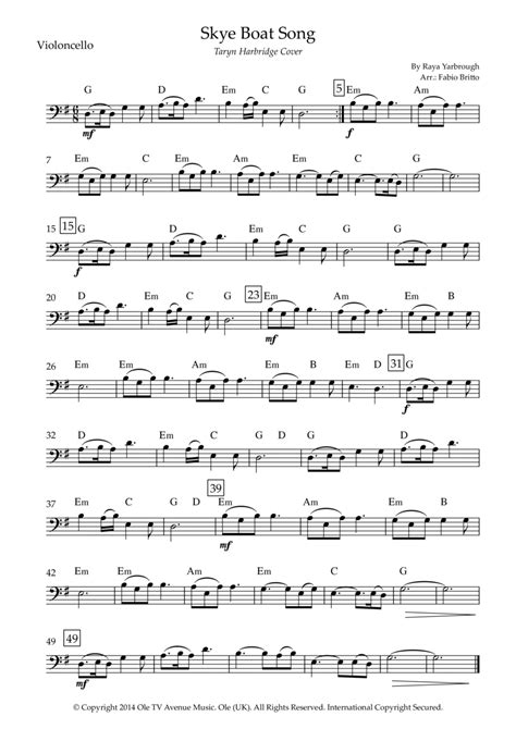 Skye Boat Song Arr Fabio Britto By Raya Yarbrough Sheet Music For