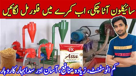 Start A Mini Flour Mill Business Ata Business Cyclone Chakki