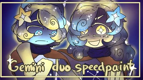 Gemini Duo Speedpaint Castor And Pollux Made By R4iny Laessams