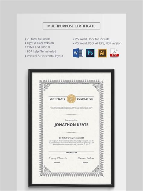 20 Best Free Microsoft Word Certificate Templates (Downloads 2022)