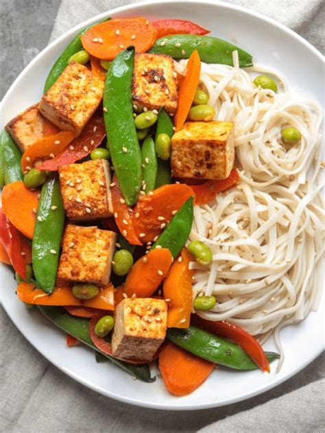 Veggie Tofu Stir Fry With Sriracha Fannetastic Food