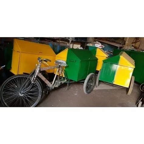 Green Blue Garbage Cycle Rickshaw Vehicle Model Cgegcr At Rs In