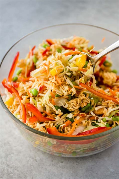 Crunchy Thai Ramen Noodle Salad