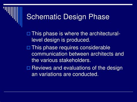 Schematic Design Phase Vs Design Development