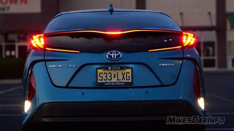 👉 At Night 2020 Toyota Prius Prime Interior And Exterior Lighting