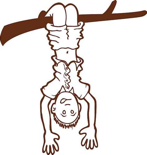 Someone Hanging Upside Down Illustrations Royalty Free Vector Graphics