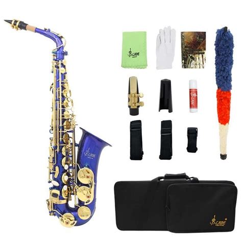 Slade Kit Saxophone Alto Mi Bémol Corps En Laiton Pratique Enseignement