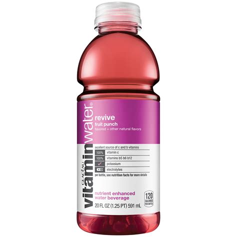 Vitaminwater Revive Fruit Punch Water Beverage Fl Oz Walmart