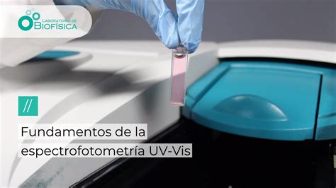 Fundamentos De La Espectrofotometría Uv Vis Youtube