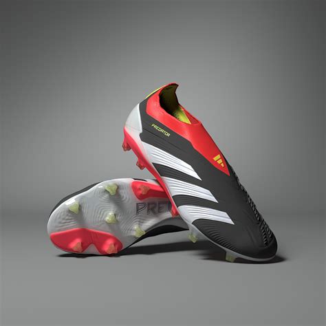 Adidas Predator Elite Laceless Firm Ground Football Boots Black