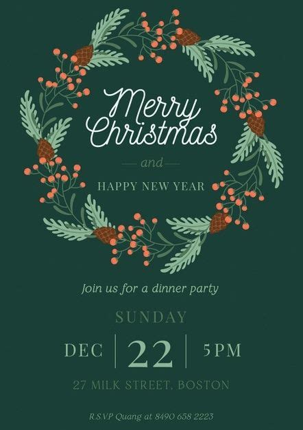 The Merry Christmas And Happy New Year Party