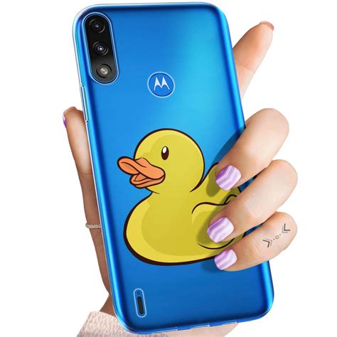 Etui Do Motorola Moto E7 Power Wzory Bez Tła Naklejki Sticker Obudowa