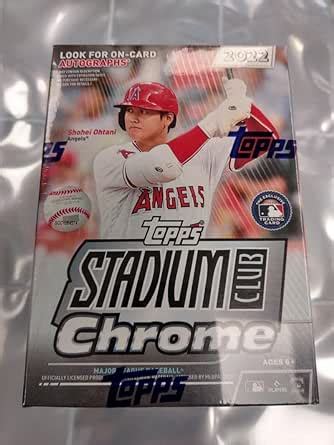 2022 Topps Stadium Club Chrome Baseball Factory Sealed Blaster Box 4