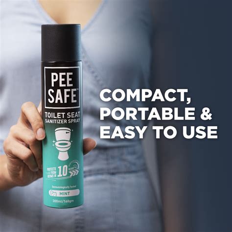 Pee Safe Toilet Seat Sanitizer Spray Mint Buy Pee Safe Toilet Seat