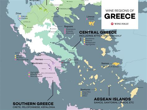 The Wine Regions of Greece (Maps) | Wine Folly