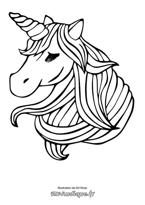 Coloriage Licorne Dessin Licorne A Imprimer Rdvludique