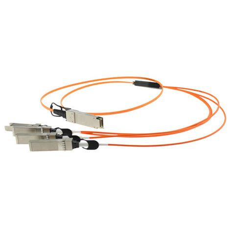 5M QSFP+ to 4 SFP+ Breakout Active Optical Cable / AOC Cable