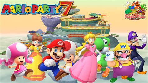 Mario Party 7 Toadette Daisy Vs Mario Toad Vs Peach Yoshi Vs