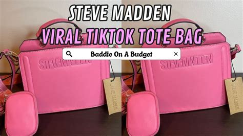 The Viral Steve Madden Tote Bag From Tiktok Is It Worth The Hype