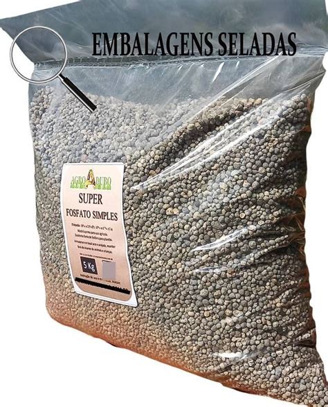 Fertilizante Super Fosfato Simples 10kg Adubo Parcelamento Sem Juros