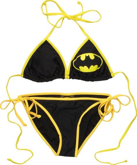 Batman Triangle String Bikini Swimsuit