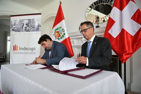 El Indecopi Y La Cooperaci N Suiza Seco Firman Acuerdo Para