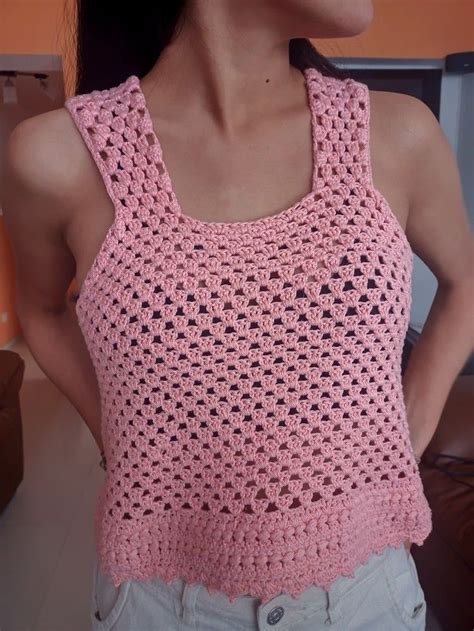 Wonderfully Women Crochet Top Design Free Crochet Pattern Knitting Pattern Crochet Crop Top