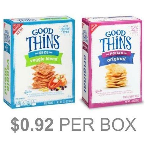 Nabisco Good Thins Crackers | Only $0.92 per Box! - Passion for Savings