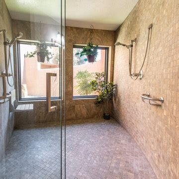 75 Huge Brick Floor Bathroom Ideas You'll Love - December, 2022 | Houzz