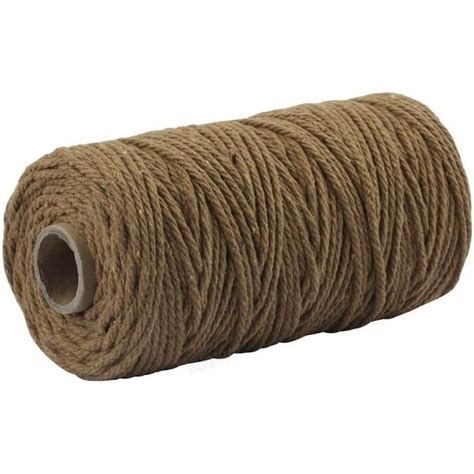 Ficelle Jute Corde De Jute Mm Coton Cordon Color Cordon Corde Beige