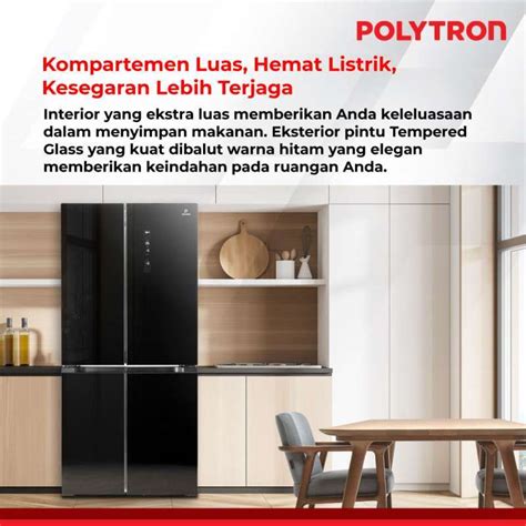 Jual Polytron Kulkas 4 Pintu Side By Side 480 Liter Prs 510x Di Seller