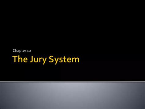 Ppt The Jury System Powerpoint Presentation Free Download Id2723739