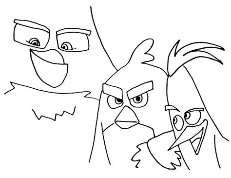 Angry Birds Movie Coloring Pages Coloringpagesonly