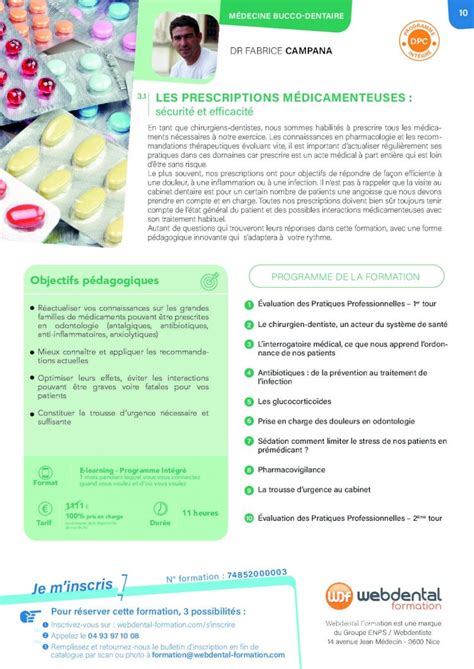 Pdf Les Prescriptions M Dicamenteuses Formation En Prise En