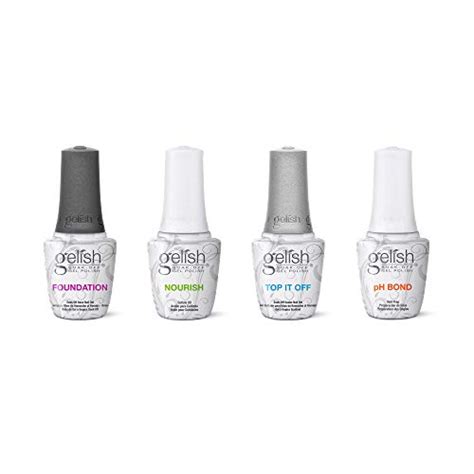 Gelish Gel Nail Polish Kit Bundle - 18G Gel LED Nail Polish Curing ...