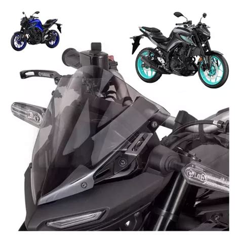 Bolha Esportiva Black Para Brisa Yamaha Mt03 2022 2023 2024